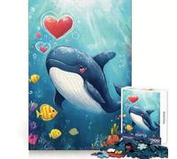 Rompecabezas Ballena Enamorada para Adolescentes, 1000 Piezas, Bienestar Cerebral, relajación Mental, diversión, Cierre Perfecto, Regalo Ideal (38x52cm)