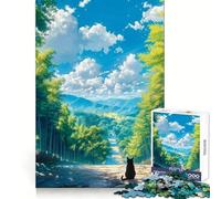 Rompecabezas Bamboo Serenity Peaceful para Adultos, 1000 Piezas, Desarrollo Mental, interacción Suave, Ajuste sólido, Elegante, (50x75cm)