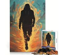 Rompecabezas Bautizados por Fuego para Adultos 1000 Rompecabezas Pensamiento Crítico Calma Ocio Uniforme Bordes Sorpresa Festiva (38x52cm)