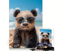 Rompecabezas Be The Cool Panda de 1000 Piezas para adultosEjercicios de lógicaTiempo libreBordes limpiosRegalo significativo(50x75cm)