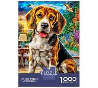 Rompecabezas Beagle 1000 Piezas para Adultos Y Familias - Puzzle DIY, Desafío Satisfactorio 70x50cm/1000pcs