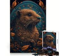 Rompecabezas Beaver Supernatural de 1000 Piezas para Adultos Mejora la concentración y facilita la relajación Corte Suave Un Regalo Encantador (38x52cm)