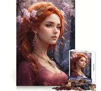 Rompecabezas Belleza Divina de 1000 Piezas para Adultos Regalos para Adultos Diversión Intelectual Tiempo Libre Corte Fino Sorpresa navideña (50x75cm)