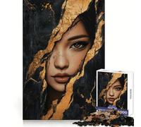 Rompecabezas Belleza en Decadencia de 1000 Piezas para Adolescentes Mejora la Memoria Diversión Tranquila Corte láser Regalo conmovedor (50x75cm)