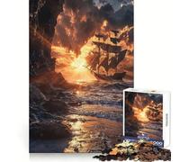 Rompecabezas Beyond The Horizon de 1000 Piezas para Adultos Diversión Intelectual, distracción Relajante, Corte preciso, Regalo Original (38x26cm)