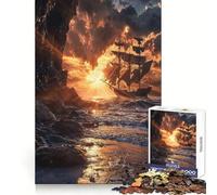 Rompecabezas Beyond The Horizon para Adolescentes de 1000 Piezas Desarrollo de Habilidades de razonamiento, Alivio del estrés, diversión, Corte preciso, (50x75cm)