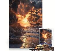 Rompecabezas Beyond The Horizon para Adultos, 1000 Piezas, para Practicar el razonamiento, para un Entretenimiento Tranquilo, Ideal para Encajar fácilmente, Regalo de Temporada (38x52cm)