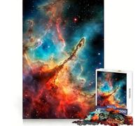 Rompecabezas Beyond The Stars de 1000 Piezas para Adultos Ideal para Mejorar la concentración y Relajarse Corte Suave Un Regalo Encantador (38x26cm)