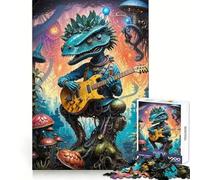 Rompecabezas Biopunk Dino Jam Session de 1000 Piezas para Adolescentes Actividad Divertida y Relajante para ejercitar la Mente Bordes precisos Regalo Ideal (38x52cm)