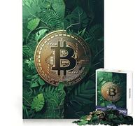 Rompecabezas Bitcoin Crypto Jungle de 1000 Piezas para Adultos Fomenta la concentración, desarrolla la Habilidad y aprovecha Bien el Tiempo ¡Encaja a la perfección! Sorpresa navideña (38x26cm)