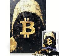 Rompecabezas Bitcoin Trader de 1000 Piezas para Adultos Fomenta la concentración, la Capacidad de concentración, la evasión y el Entrelazado Un Regalo significativo (38x26cm)