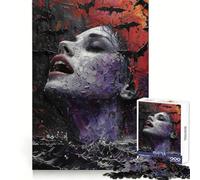 Rompecabezas Black Magic Fashion de 1000 Piezas, Mejora la Memoria, diversión sin estrés, Corte preciso, cálido (38x52cm)