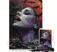 Rompecabezas Black Magic Fashion para Adultos, 1000 Piezas, Entrenamiento Mental, Escape Relajante, Corte Uniforme, Regalo Alegre (38x26cm)