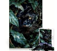 Rompecabezas Black Panther Jungle para Adolescentes, 1000 Piezas, Pensamiento estratégico, interacción Suave, Ajuste preciso, (50x75cm)