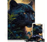 Rompecabezas Black Tiger Gold de 1000 Piezas para Adolescentes Claridad Mental, Placer Relajante, Cierre, Sorpresa Festiva (38x26cm)
