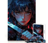 Rompecabezas Blade of The Crimson para Adolescentes, 1000 Piezas, Mind Power, Gentle Pastime, Uniform Edges, Memory Gift (38x52cm)