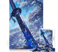 Rompecabezas Blade of The Winter Blossoms para Adultos 1000 Piezas, agudeza Mental, Entretenimiento Relajante, Ajuste preciso, Regalo significativo (38x52cm)