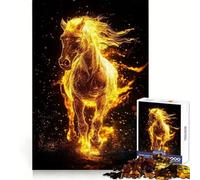 Rompecabezas Blazing Horse Spirit para Adultos, 1000 Piezas, para una Actividad Creativa y Relajante, Ajuste Perfecto, Regalo Encantador (50x75cm)