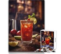 Rompecabezas Bloody Mary para Adultos, 1000 Piezas, Actividad educativa, Ocasiones Festivas, tamaño 38x52cm