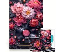 Rompecabezas Blossoms Beats de 1000 Piezas,Piezas de Vinilo de Ajuste preciso,Juego Divertido para concentrarse,Momento Acogedor y Divertido,decoración navideña 50x75cm