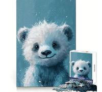 Rompecabezas Blue Wonder Bear para Adultos de 1000 Piezas Desarrolla la Memoria, estimula la Memoria, Evita distracciones y CREA una Experiencia Festiva Sorprendente (50x75cm)