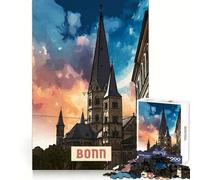 Rompecabezas Bonn para Adultos de 1000 Piezas: estimulación cognitiva, Ocio y Placer, Cierre hermético, Navidad Alegre (38x26cm)