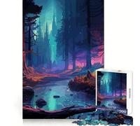Rompecabezas Bosque Antiguo de 1000 Piezas para Adolescentes Claridad Mental, diversión Tranquila, Cierre Perfecto, Regalo de Temporada (50x75cm)