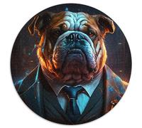 Rompecabezas Boss Bulldog de 1000 Piezas para Adultos, de cartón, Ideal para Decorar, para Adultos, Familia, 67,5 x 67,5 cm