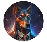 Rompecabezas Boss Doberman de 1000 Piezas para Adultos, de cartón, Ideal para Decorar, para Adultos, Familia, 67,5 x 67,5 cm