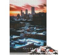 Rompecabezas Boston de Madera para Adultos y Adolescentes Adolescentes. 1500 Piezas (85 x 57 cm).
