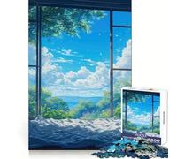Rompecabezas Brisa de Tranquilidad de 1000 Piezas para Adultos Potenciador de Memoria Ajuste Suave y sin Costuras (38x52cm)