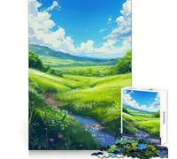 Rompecabezas Brisa del Valle Verde para Adultos, 1000 Piezas, estimulación cognitiva, Actividad de Ocio, tamaño, Bonito Regalo (38x52cm)