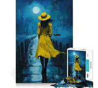 Rompecabezas Brisa Nocturna para Adultos, 1000 Piezas, Juguete Inteligente para Jugar en Interiores, Corte Limpio, (38x26cm)