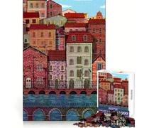 Rompecabezas Brugge para Adultos 1000 Piezas,un Reto para el Pensamiento,diversión Tranquila,sin Bordes ásperos,Regalo Festivo (50x75cm)