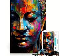 Rompecabezas Buda Zen 1000,Juego Mental Divertido,Piezas de Ajuste preciso,Actividad Relajante para Grupos en Interiores (38x26cm)