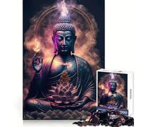 Rompecabezas Buddha V de 1000 Piezas para Adolescentes Fomenta la concentración,desarrolla la Capacidad y Permite Disfrutar de Momentos de Ocio Un Regalo significativo (38x52cm)
