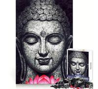 Rompecabezas Buddha Zen Yoga Studio Art de 1000 Piezas para Adolescentes Desarrolla la Capacidad de razonamiento Entretenimiento Ligero Bordes limpios Regalo Ideal (38x52cm)