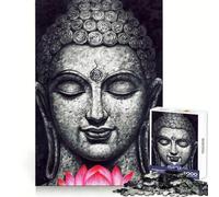 Rompecabezas Buddha Zen Yoga Studio Art de 1000 Piezas para Adolescentes Desarrolla la Capacidad de razonamiento Entretenimiento Ligero Bordes limpios Regalo Ideal (50x75cm)