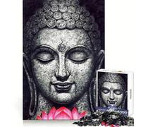 Rompecabezas Buddha Zen Yoga Studio Art para Adultos,1000 Piezas,para memorizar,para un Entretenimiento Tranquilo,con Bordes definidos, cumpleaños (38x26cm)