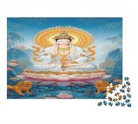 Rompecabezas Budismo Oriental 1000 Piezas para Adultos Y Familias - Puzzle DIY, Desafío Satisfactorio 70x50cm/1000pcs