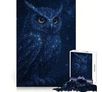 Rompecabezas Búho Celestial para Adolescentes 1000 Piezas Ejercicio Mental Diversión Relajante Corte Exacto Único (38x26cm)