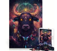 Rompecabezas Bull of The Cosmos para Adolescentes,1000 Piezas Mejora la Memoria,relaja la Mente,Divertido, Regalo Ideal (38x52cm)