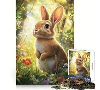 Rompecabezas Bunny in Bloom de 1000 Piezas para Adultos Desarrolla la lógica,facilita la relajación y Permite armar Piezas fácilmente Un Regalo Encantador (38x52cm)