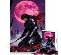 Rompecabezas Caballero de la Luna de Sangre para Adolescentes, 1000 Piezas, Potenciador Mental, Fácil Relajación, Bordes Uniformes, Regalo Ideal (38X52CM)