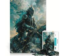 Rompecabezas Caballero Paladín Místico para Adultos, 1000 Piezas, Juguete Intelectual, Juego Relajante, Arte de Pared de Calidad (38x26cm)