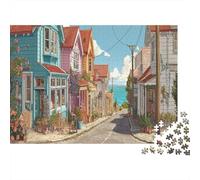 Rompecabezas Calles Europeas 1000 Piezas Puzzle para Adultos Y Niños - Juego Didáctico,Divertida Actividad para Toda La Familia 70x50cm/1000pcs