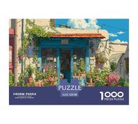 Rompecabezas Calles Europeas 1000 Piezas Puzzle para Adultos Y Niños - Juego Didáctico,Divertida Actividad para Toda La Familia 52x38cm/1000pcs