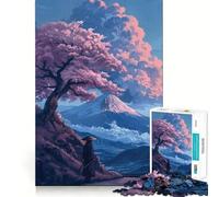 Rompecabezas Caminando en Soledad de Japón 1000 Piezas para Adolescentes Juego para estimular la Mente Montaje Firme y Seguro Actividad Nocturna Divertida para Toda la Familia (38x52cm)