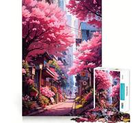 Rompecabezas Caminando en Soledad para Adultos 1000 Piezas Juego de Memoria Cerebral Cortado con láser para un Ajuste Perfecto aliviar el estrés (38x26cm)