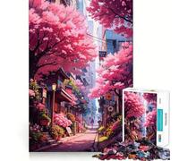 Rompecabezas Caminando en Soledad para Adultos 1000 Piezas Juego Estimula el Pensamiento Estructura de Encaje precisa fácil de Aprender diversión para Toda la Familia (50x75cm)